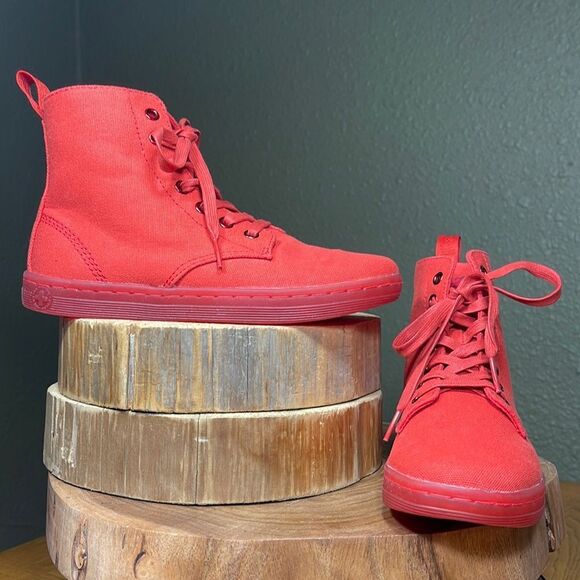 NIB DR MARTENS HACKNEY CANVAS BOOTS - Picture 1 of 16